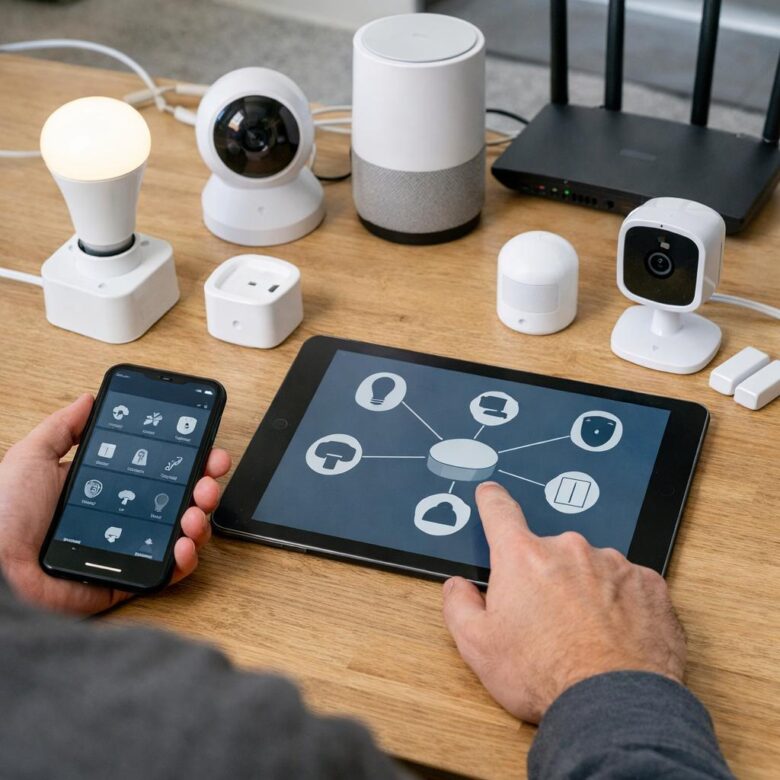 How to Connect Smart Lights, Cameras, and Sensors in One System